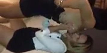 Latina Strips Complety Naked