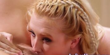Tongued masseuse finger