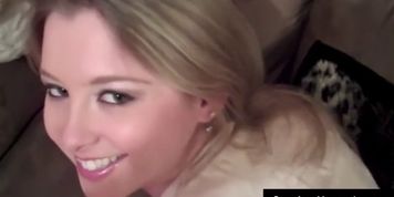 Community Girl Sunny Lane Sucks & Strokes Her Neighbor!
