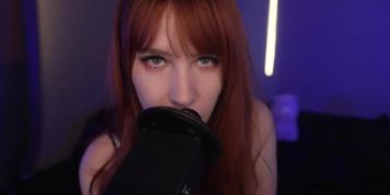 Asmr mood Ear licking