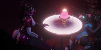 Widow and Sym having fun