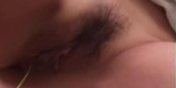Hot Asian babe gets to be threesome fucked rough