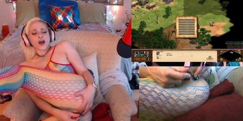 Gamerslut Supercut Rainbow Fishnet Bodysuit Toys and Robot Fuck Machine in a Chair Free Version (GamerGirl)