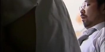 Asian Milf who expose armpit hair is  by men on bus - OnMilfCam.com