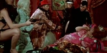 Mink Stole Butt,  Bush Scene  in Desperate Living