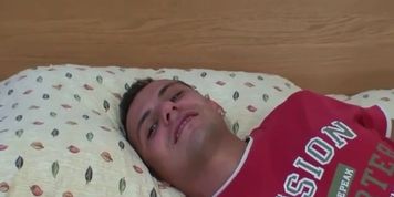 Young dude doggy-fucks horny old blonde grandma