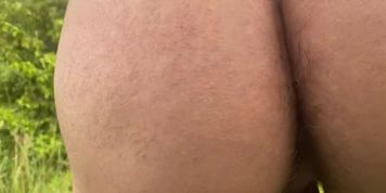 Outside guy ass
