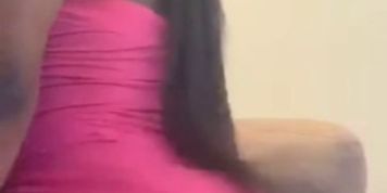 Periscope Ebony Twerking in Dress 2019