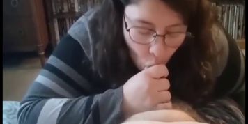 BBW MILF POV SLOPPY WET BJ & SWALLOWS DELICIOUS CUM