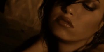 Serious Brunette Nude Seduction
