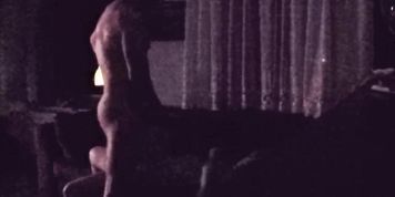 Cumshot on neighbour&rsquo;s swinger wife. Jerk off on nice boobs