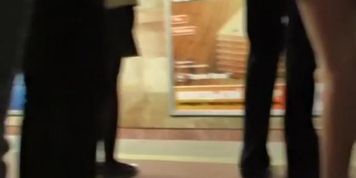 Thrilling voyeur upskirt footage