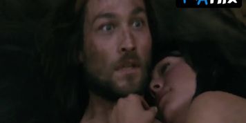 Erin Cummings Breasts Scene  in Spartacus