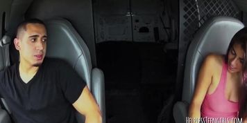 Latina Michelle Martinez fucked in van (Michelle Rodriguez)