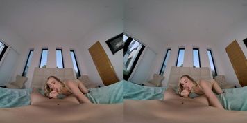 Inked Teen Neighbor Anna Claire Clouds Becomes Wet From Go Get Attitude VR Porn (Attitude Anna)
