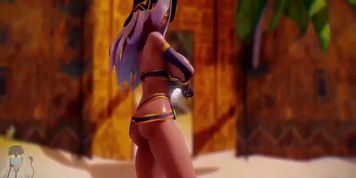 MMD Anubis-Chan ????? Wiggle Wiggle? (Submitted by Hirotaku)