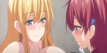Hentai Busty Teens Satisfy Their Shy Friend