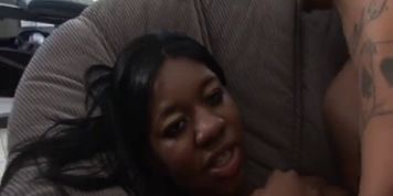 Chocolate booty gets pounded