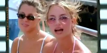 Britney Spears Bikini Scene  in Britney Spears Live And More! (Daryn Lee, Sky Lopez)