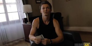HUNT4K. Need for money motivates teen to cheat on her poor bf