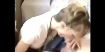 Gorgeous Stepmother Giving Blowjob To Her Son