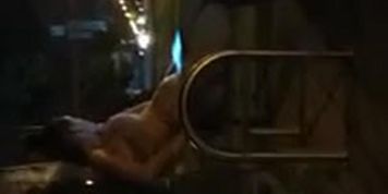 Cock Flash Bus Stop For A Whore