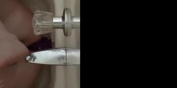 Humping my dildo in the shower to orgasm