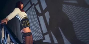 Girl Flirts And Flashes Parts That Should Be Hidden