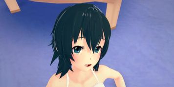 (3D Hentai)(Gamers) Sex with Chiaki Hoshinomori