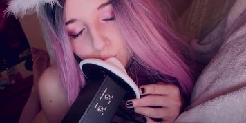 AftynRose ASMR Sweet Angel Licking Video! (Amy Armstrong)