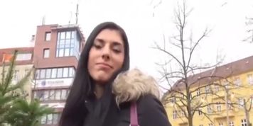 Black Hair Girl Talk To Screw At Fake Model Job After Street Pick Up For Cash