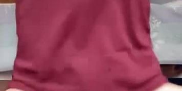 Gorgeous baby riding her big black dildo and cumming