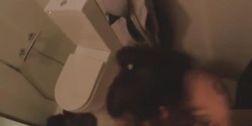 Pickedup cutie fucked in the public bathroom (Victoria Tiffani)