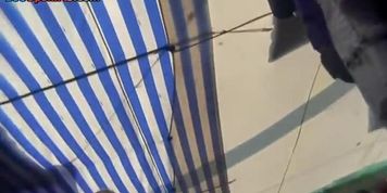 The cute upskirt in the street