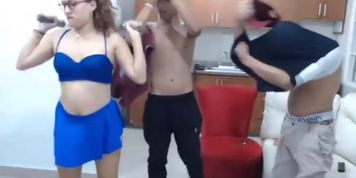 latin couple simule sex dance webcam show 02 13-04-2019