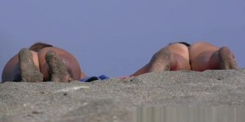 Some fun video we took in a nudist beach hidden cam
