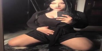 Kimmy in her black dress getting all worked up pt 1