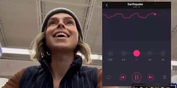 Serenity Cox The Grocery Store Orgasm with a Lush Remote Controlled Vibrator