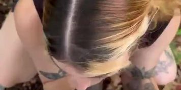 Fucked this white girl in the woods