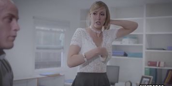 Secretary MILF banged and blowjob by a corrupt boss (Brett Rossi)