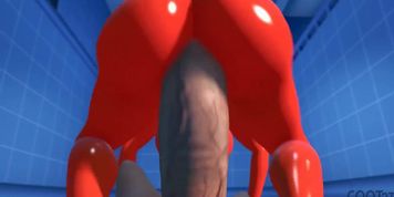 3D Animation - Superhot Woman - Part 1