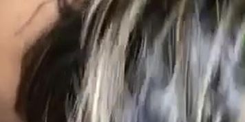 Chubby girl sucks my cock