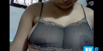young indian shows her huge tits in webcam - video 3