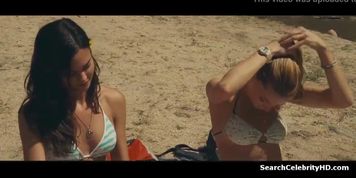 Amber Heard and Odette Annable Hot Outdoor Bikini - And Soon the Darkness (Lucy Williams, Odette Yustman)