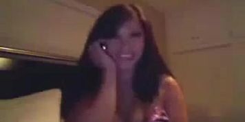Delicious Asian Girl Rides Toy On Webcam