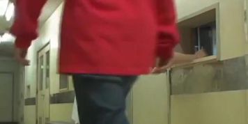 Japanese nurse panty uncovered while sharking
