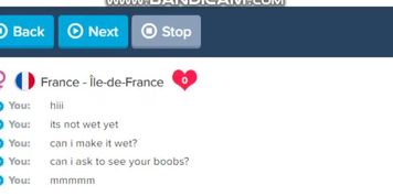 French milf cumming on Chatrandom/omegle