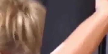 Fucking a Blonde in Home Gym after Workout