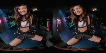 VR Conk Sexy Latina Eliza Ibarra in Final Fantasy VII XXX Parody as Tifa Lockhart VRPorn