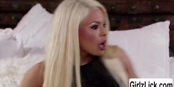 Horny Abella squirts with Luna Star in a lesbian screw